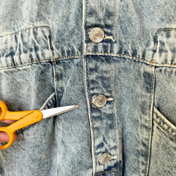 NWT Free People We The Free Marci Denim One Piece Romper Jeans Shortalls Blue - Picture 8 of 10